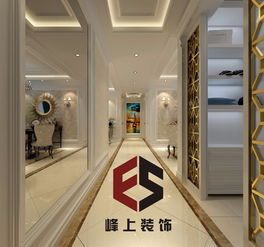 90平欧式豪华二居装修效果案例 简欧风格富力城峰上装饰实景赏析